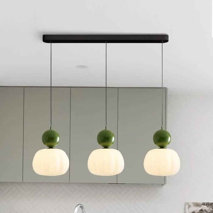 Mira Pendant Light | Frosted Glass, Modern Kitchen Island Lighting 10