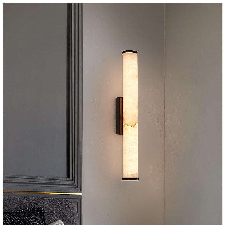 Mira Wall Sconce | Resin Marble Effect, Minimalist Design 4