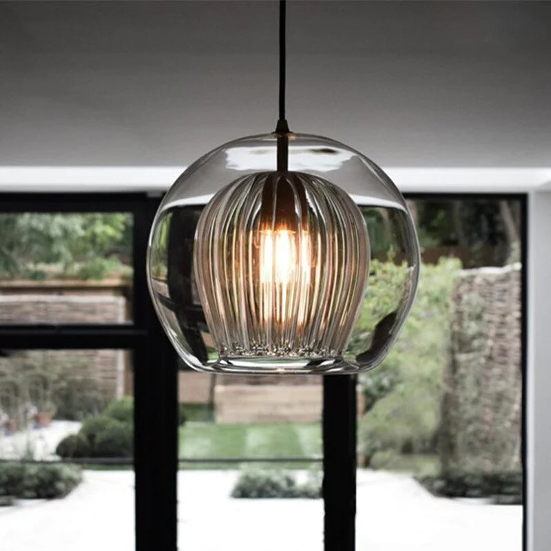 Mizara Pendant Light | Handblown Glass, Unique Orbs for Kitchen Island Lighting 1