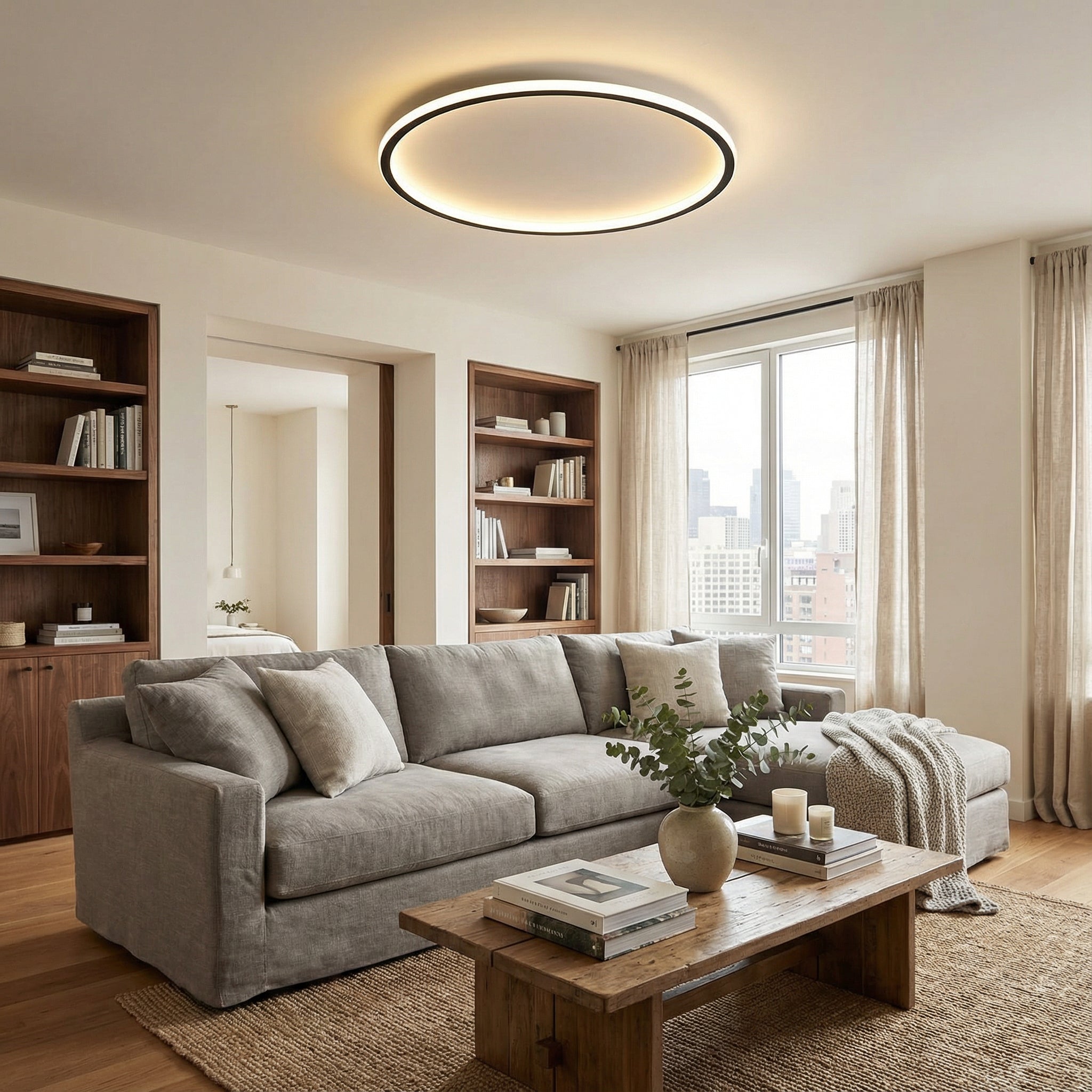 Mysa Flush Mount Ceiling Light | LED, Scandinavian Design 1