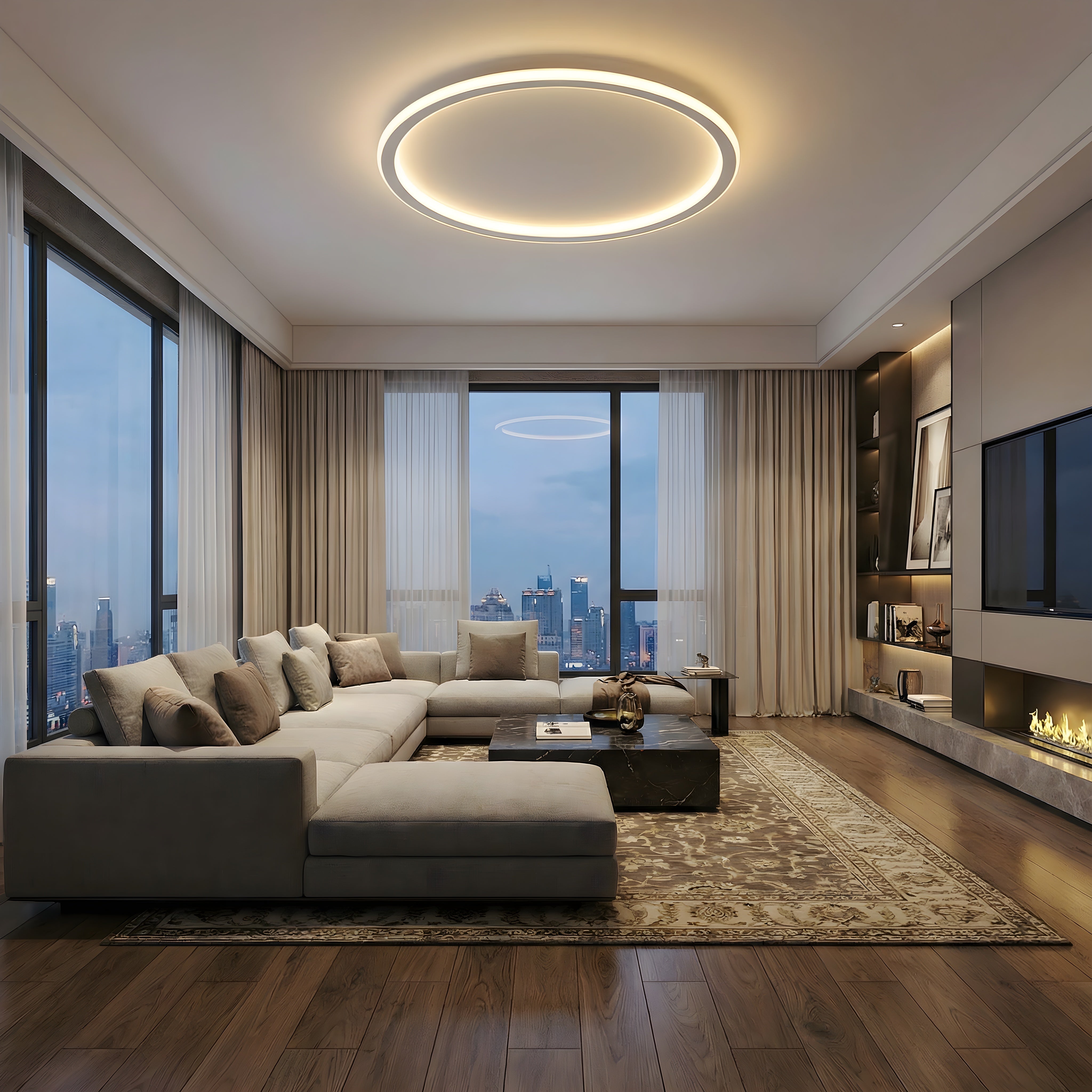 Mysa Flush Mount Ceiling Light | LED, Scandinavian Design 2