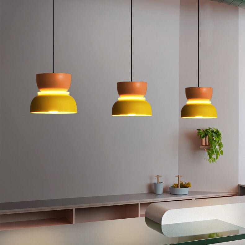 Noble Pendant Light | Zinc Alloy, Dual-Tone Kitchen Island Lighting 2