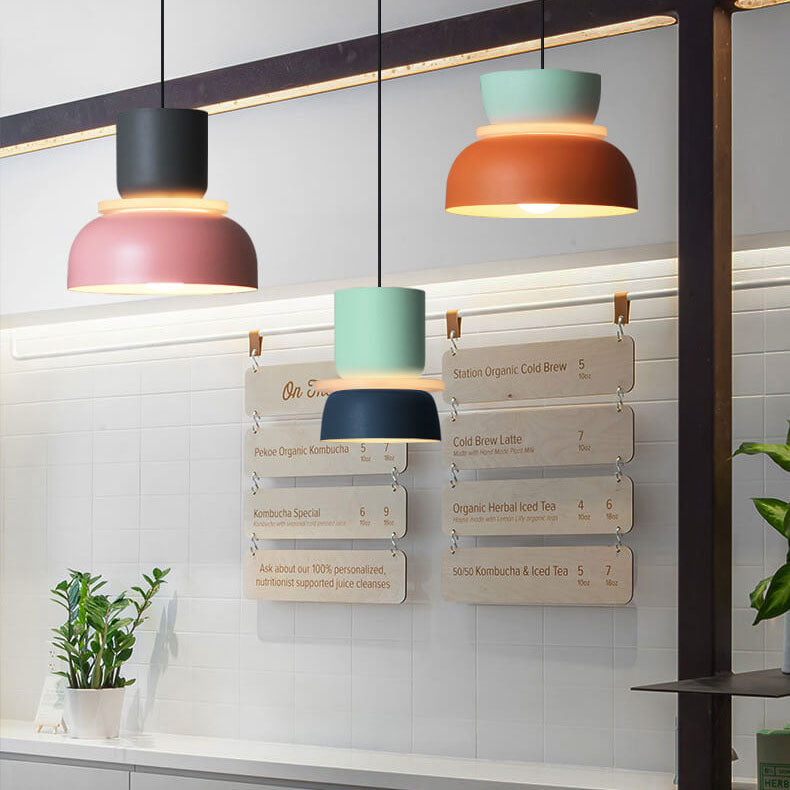 Noble Pendant Light | Zinc Alloy, Dual-Tone Kitchen Island Lighting 8