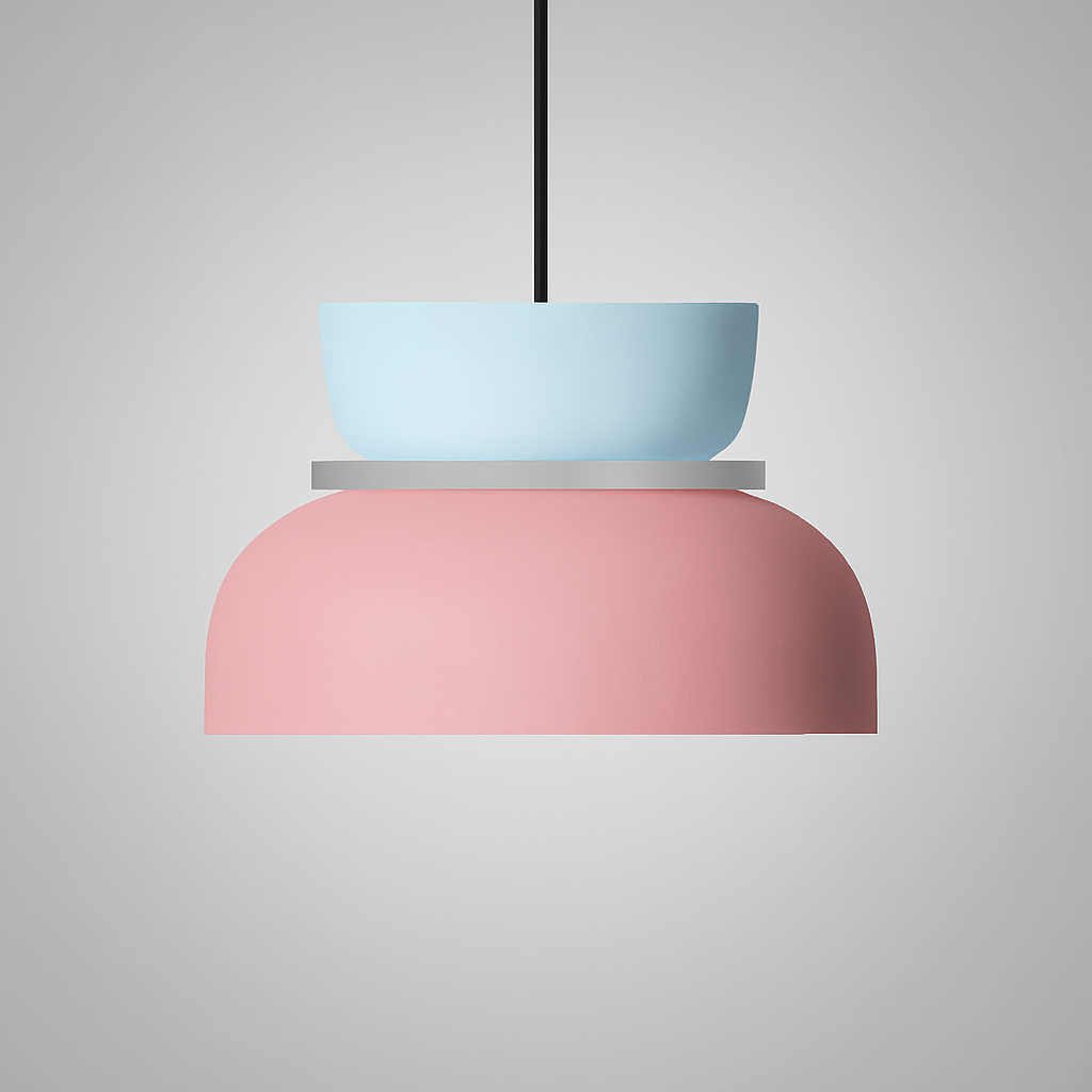 Noble Pendant Light | Zinc Alloy, Dual-Tone Kitchen Island Lighting 9