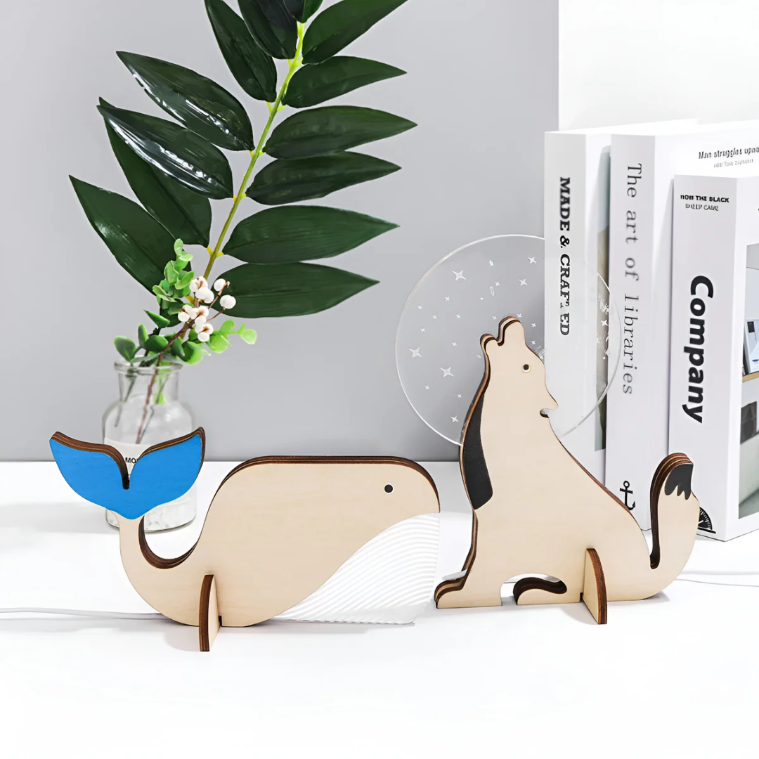 Nora Table Lamp | Wooden LED Design, Ideal for Bedside or Desk 2