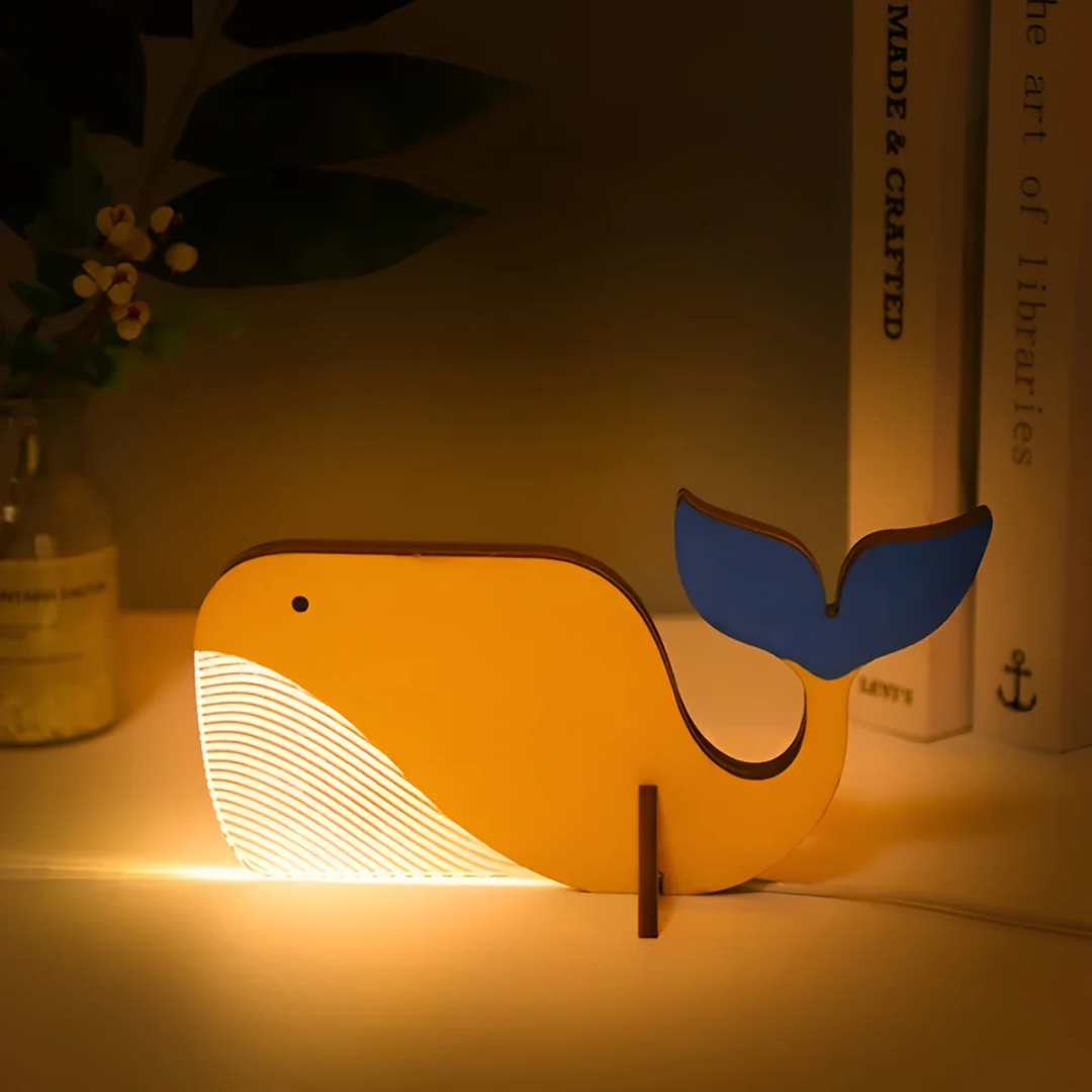 Nora Table Lamp | Wooden LED Design, Ideal for Bedside or Desk 4
