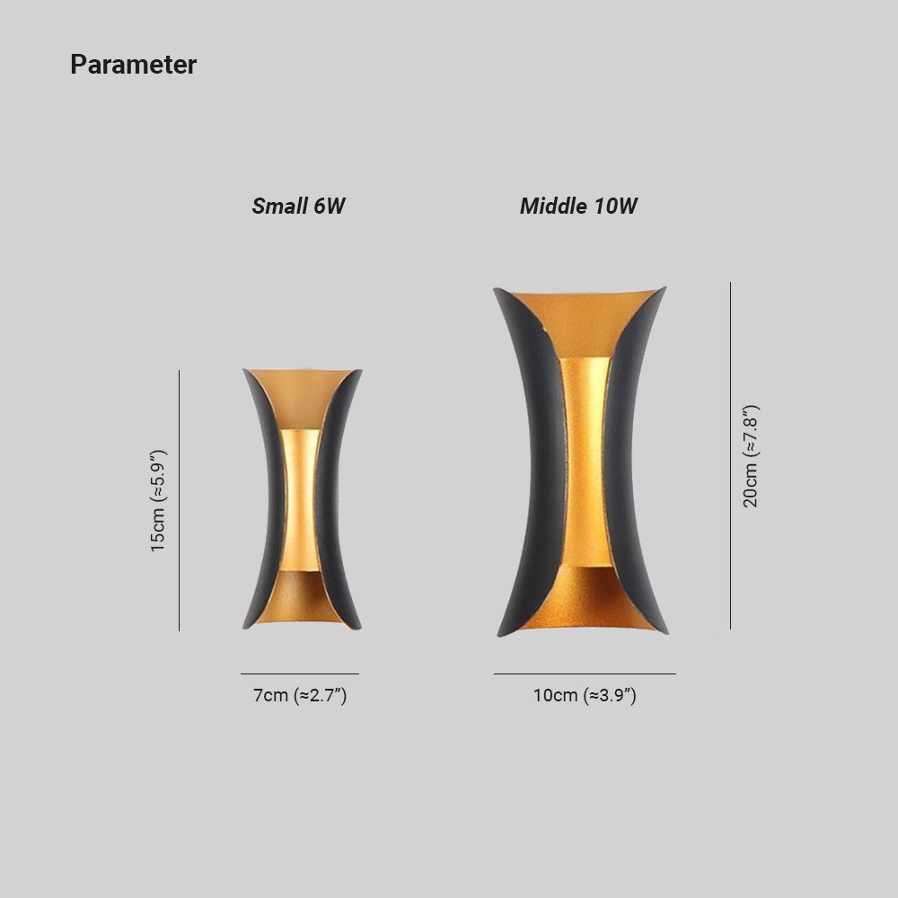 Noxen Outdoor Wall Lamp | Metal & Acrylic, IP65 Rated for Garden Lights 6