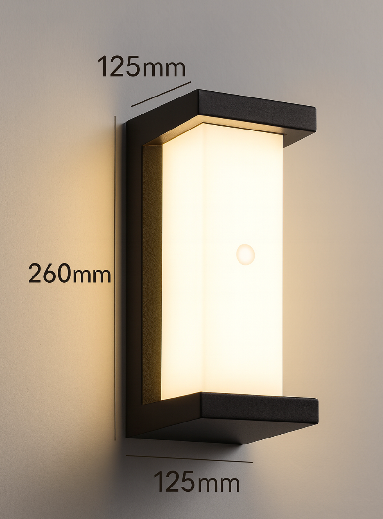 Oasis Outdoor Wall Lamp | Motion Sensor, Energy-Efficient LED 6