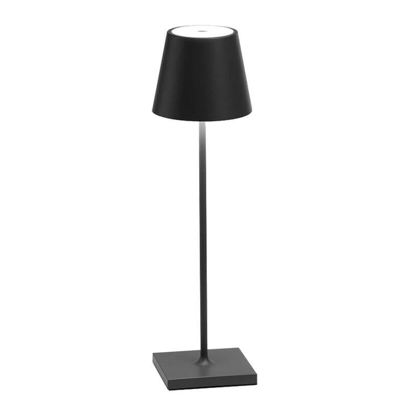 Pillar Aluminium Cordless Table Lamp-Home & Garden > Lighting > Table Lamps-Laren Fete-Black-Laren Fete