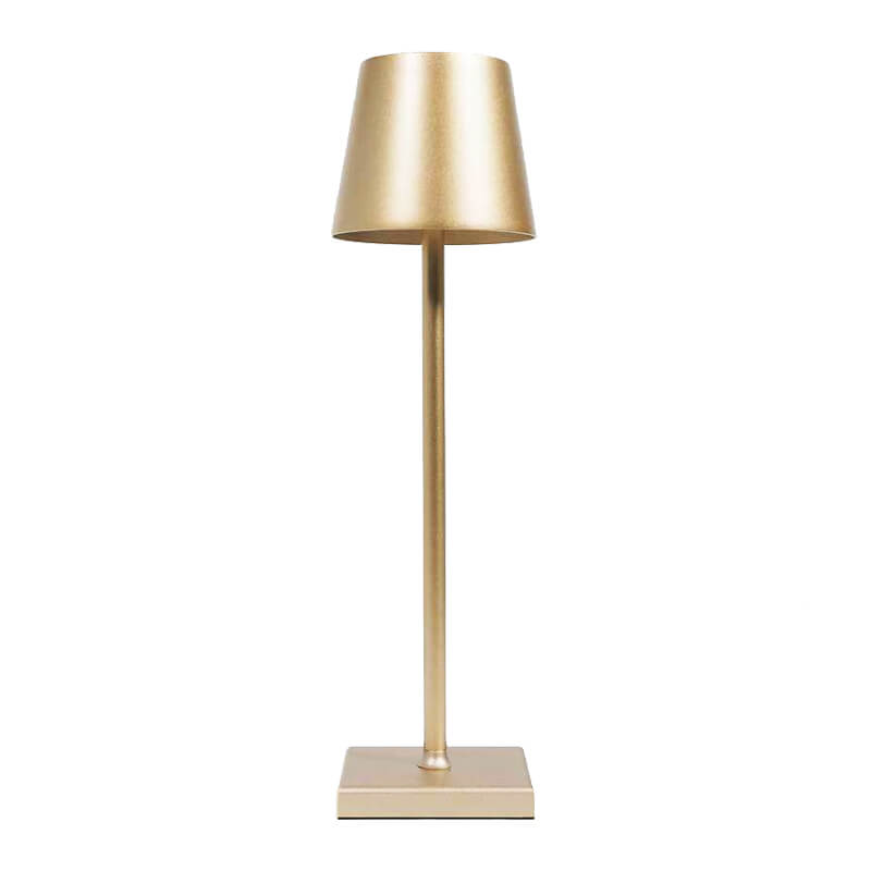 Pillar Aluminium Cordless Table Lamp-Home & Garden > Lighting > Table Lamps-Laren Fete-Gold-Laren Fete