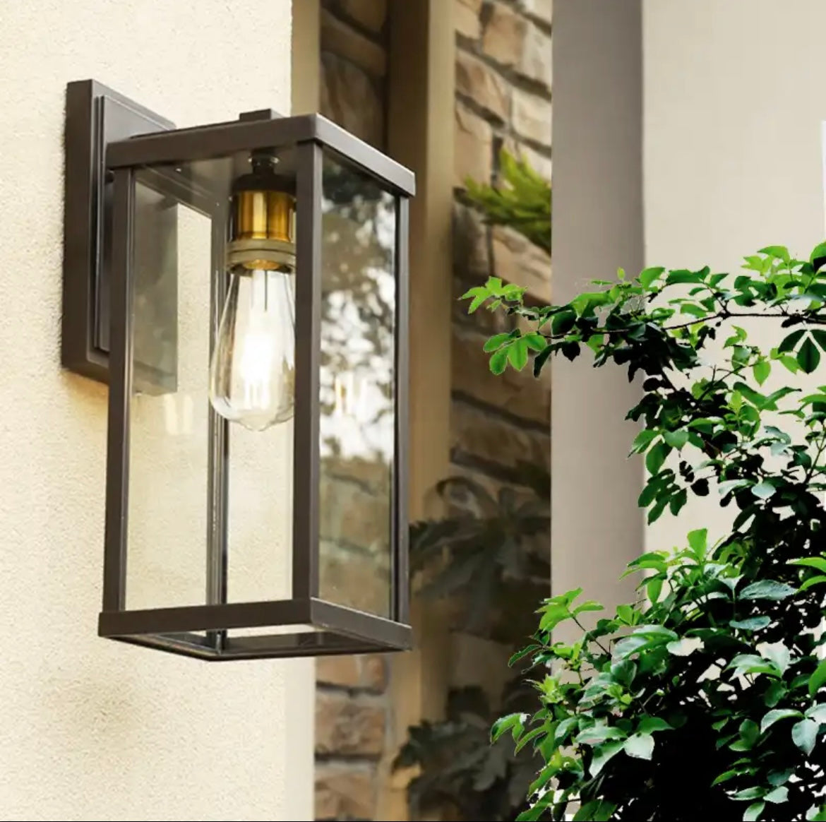 Radiant Outdoor Wall Lantern | Aluminium, Modern Design 1