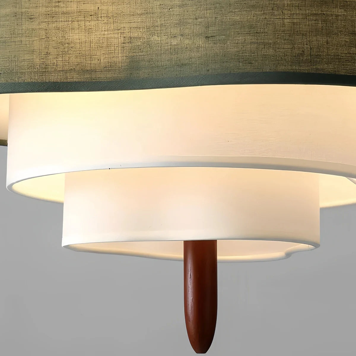 Rondo Fabric Drum Pendant Light-Home & Garden > Lighting > Pendant Lights-Laren Fete-D45CM x H28CM (17.7″ x 11″)-Green-Warm White (3000K)-Laren Fete