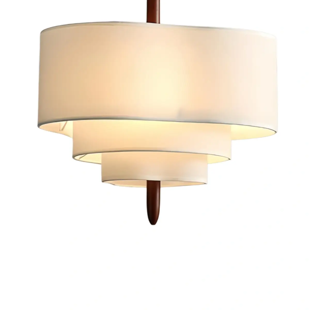 Rondo Fabric Drum Pendant Light-Home & Garden > Lighting > Pendant Lights-Laren Fete-D45CM x H28CM (17.7″ x 11″)-Green-Warm White (3000K)-Laren Fete