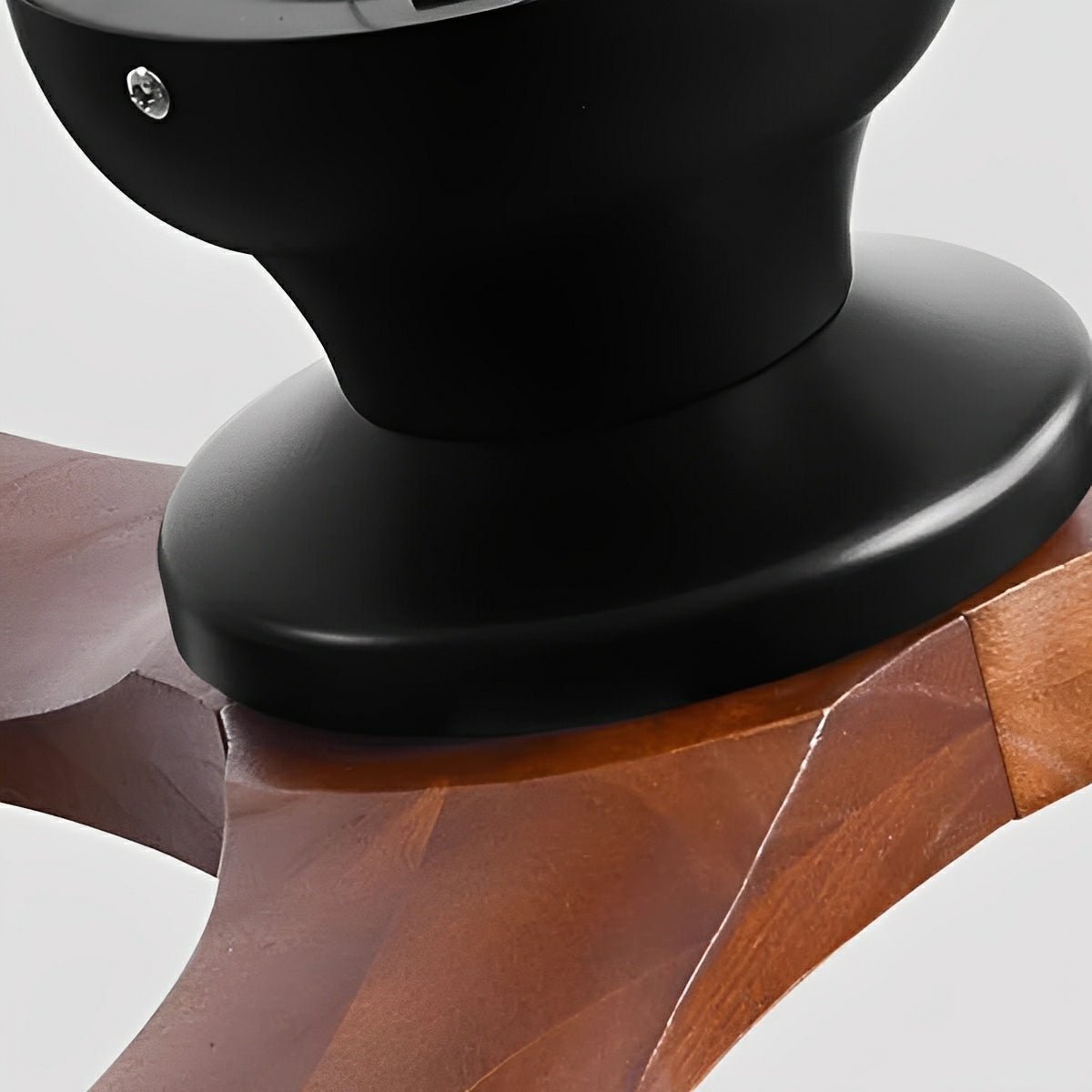 Solvik Wood Blade DC Ceiling Fan-Home & Garden > Lighting > Ceiling Fans-Laren Fete-Black Walnut-42"-Laren Fete