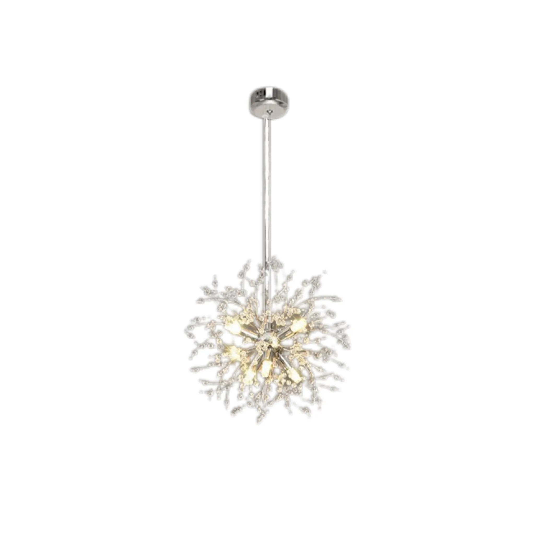 Sparrow Glass Pendant Light | Crystal, Dimmable LED for Kitchen Pendant Lighting 10