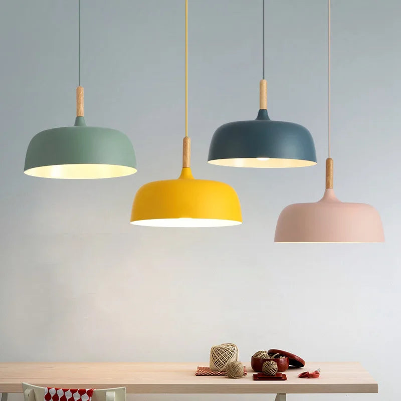 Stella Pendant Light | Scandinavian Design, Wooden Accent 2