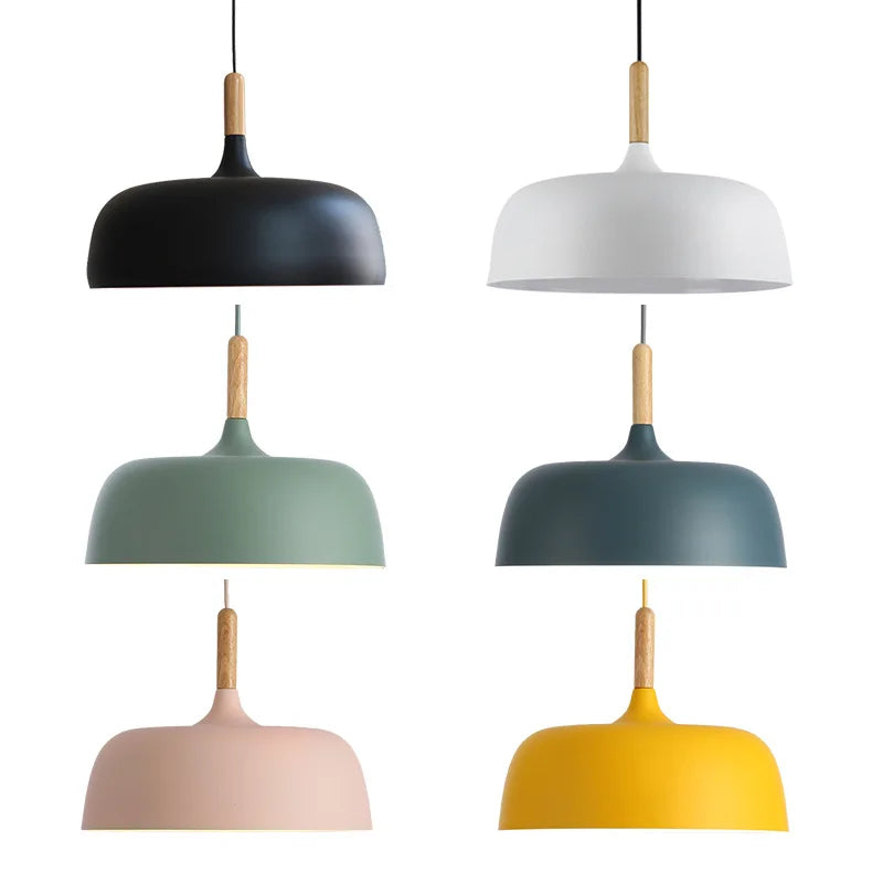 Stella Pendant Light | Wooden Accent, Scandinavian Minimalist 3