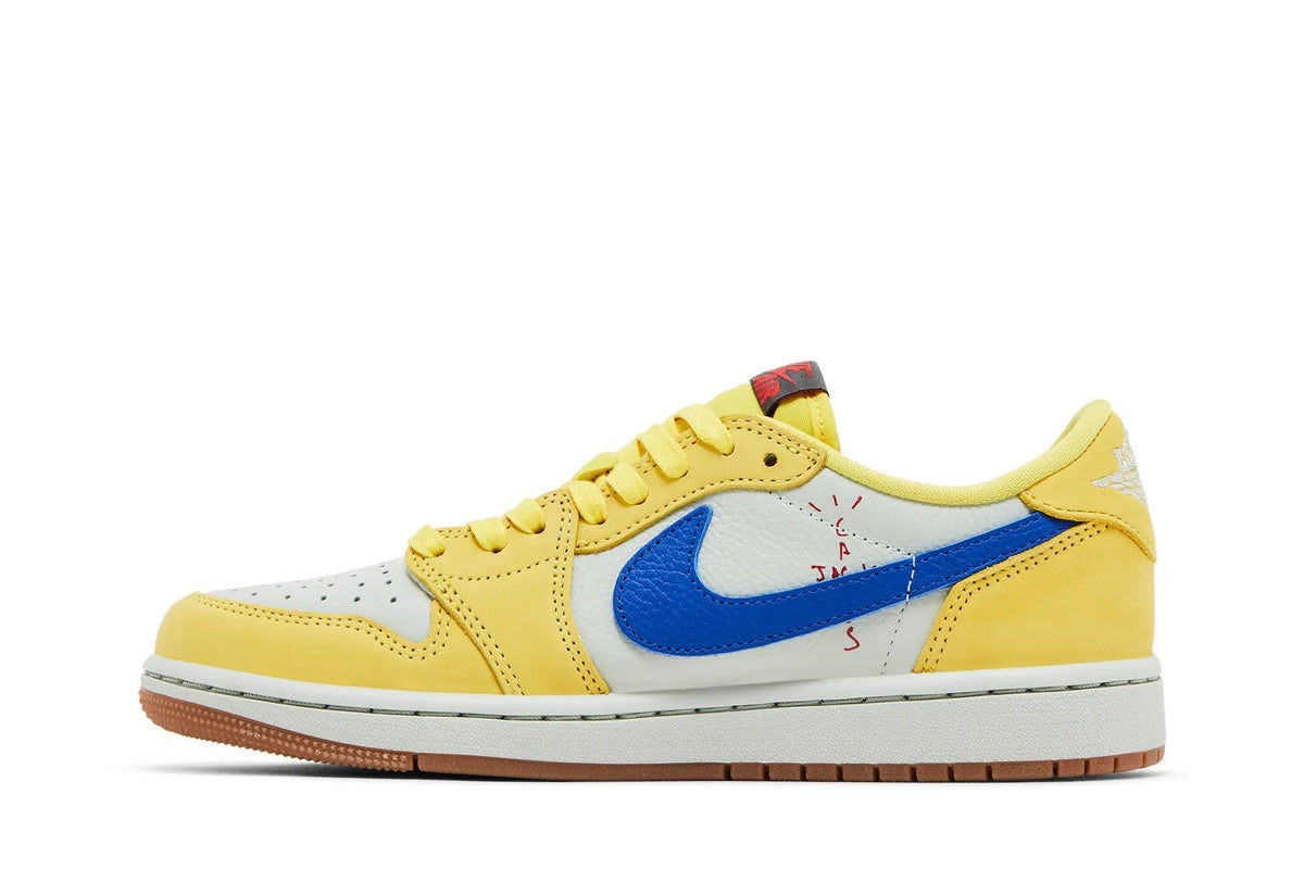 Travis Scott x Wmns Jordan 1 Retro Low OG SP 'Canary'-Jordan 1-Laren Fete-M5/W6.5-Laren Fete