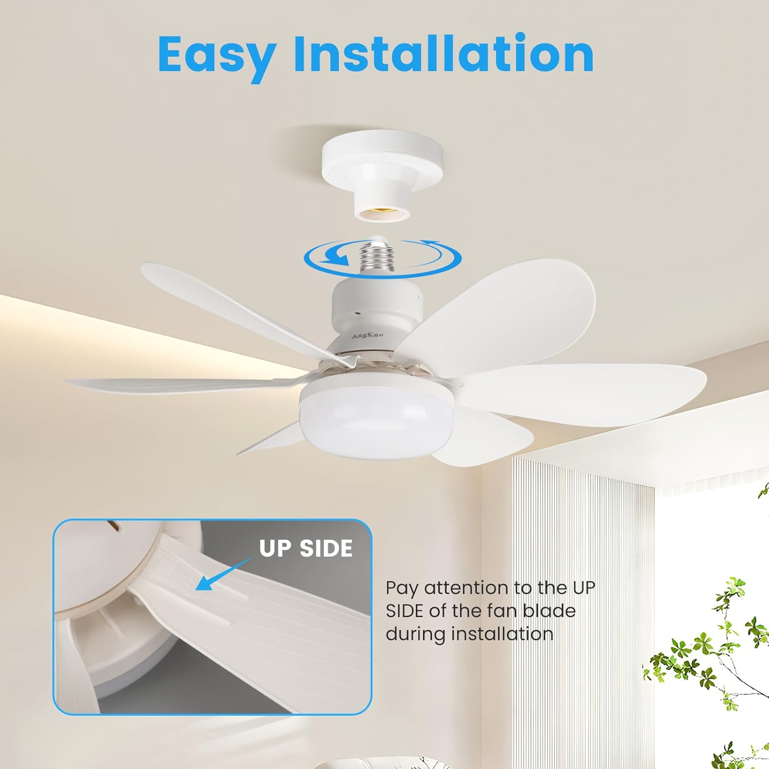 Vega LED Ceiling Fan with Remote Control – 3 Colour Temps-Home & Garden > Lighting > Ceiling Fans-Laren Fete-Laren Fete