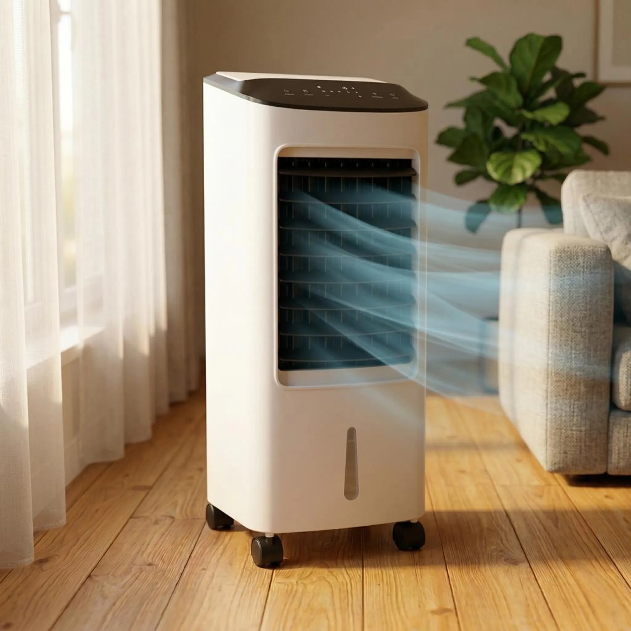 Vento 4-in-1 Portable Air Conditioner & Humidifier-Home & Garden > Heating, Cooling & Air > Air Conditioners-Laren Fete-Laren Fete