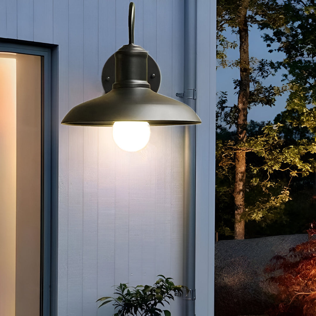 Vintara Outdoor Wall Lantern | Iron, Vintage-Style LED Illumination 2