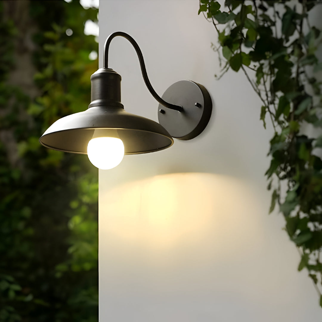 Vintara Outdoor Wall Lantern | Iron, Vintage-Style LED Illumination 8