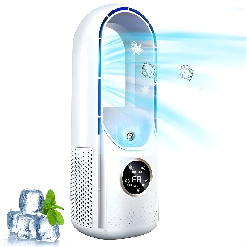 Voltyx Bladeless Personal Air Cooler – Silent & Portable-Home & Garden > Heating, Cooling & Air > Fans > Personal Fans-Laren Fete-Laren Fete