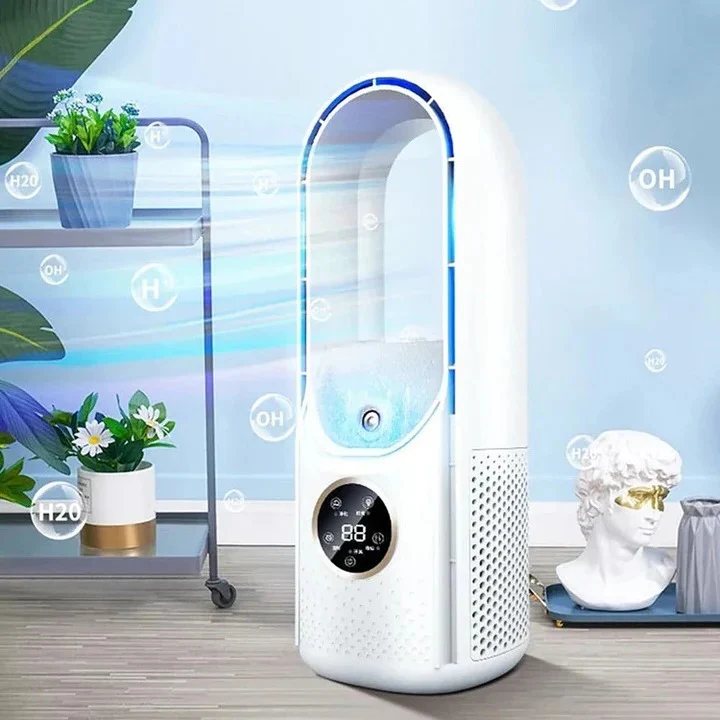 Voltyx Bladeless Personal Air Cooler – Silent & Portable-Home & Garden > Heating, Cooling & Air > Fans > Personal Fans-Laren Fete-Laren Fete