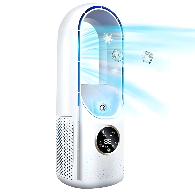 Voltyx Bladeless Personal Air Cooler – Silent & Portable-Home & Garden > Heating, Cooling & Air > Fans > Personal Fans-Laren Fete-Laren Fete