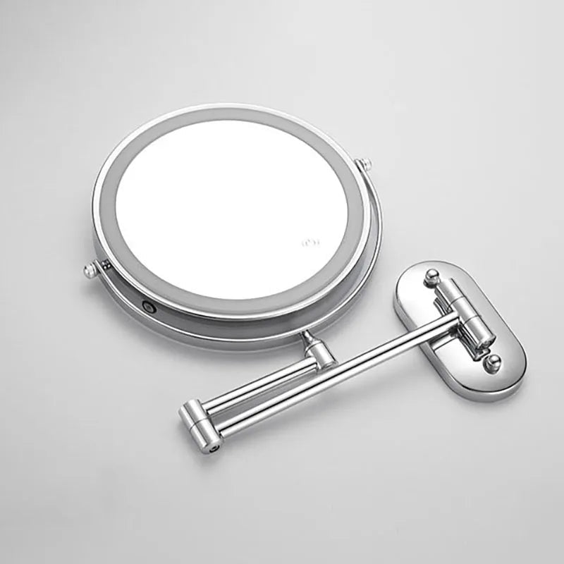 Wavely Vanity Mirror | LED Illuminated, Adjustable Magnification 3