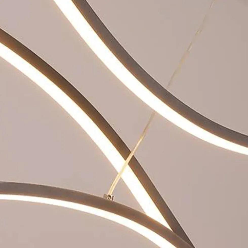 Waver Black Pendant Light | Dimmable LED, Adjustable Design for Kitchen Island 6