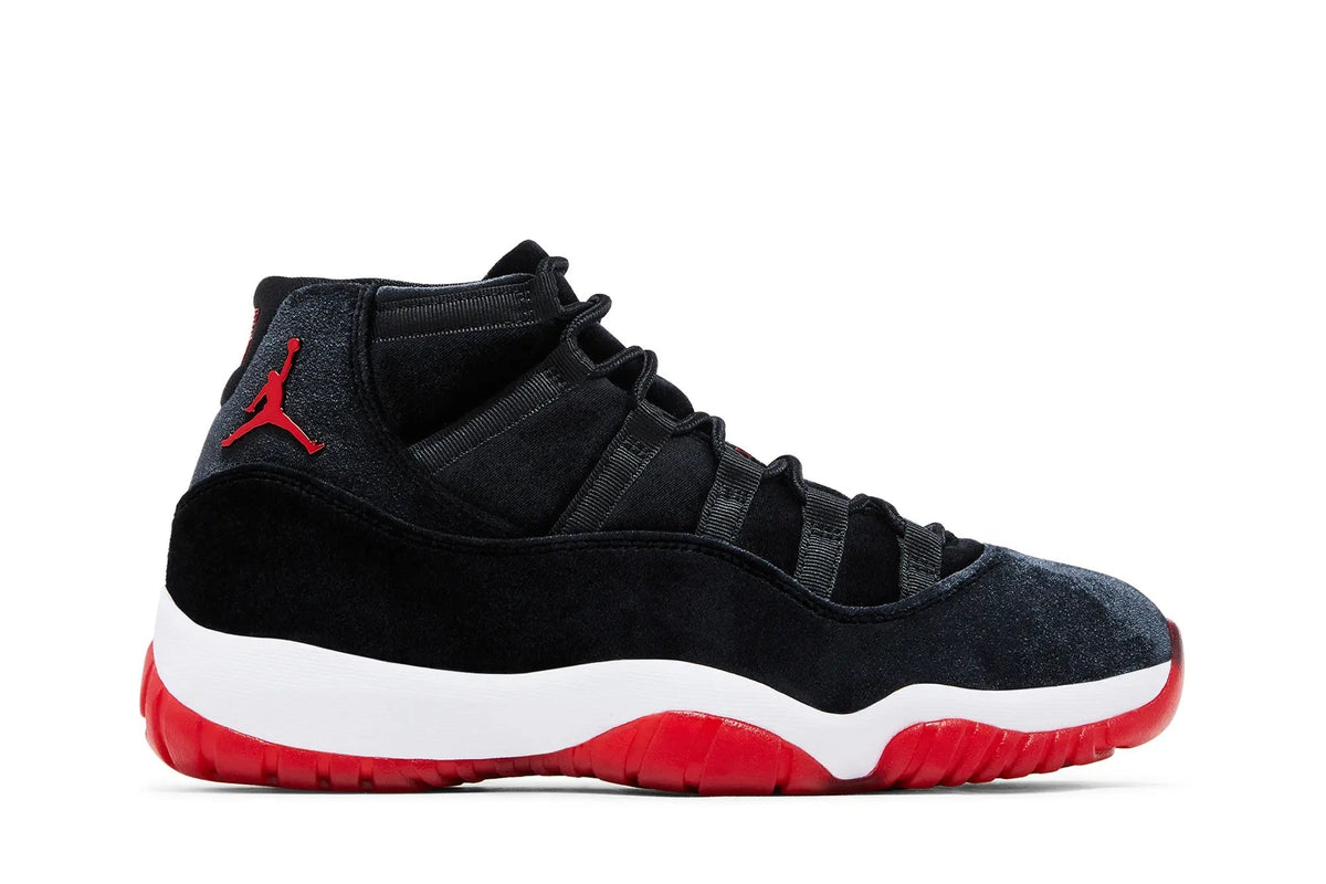 Wmns Jordan 11 Retro 'Bred Velvet'-Jordan 11-Laren Fete-Laren Fete