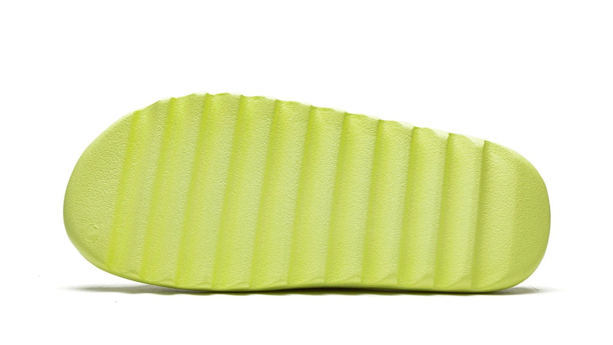YEEZY SLIDE "Glow Green 2022"-Shoes-Laren Fete-Laren Fete