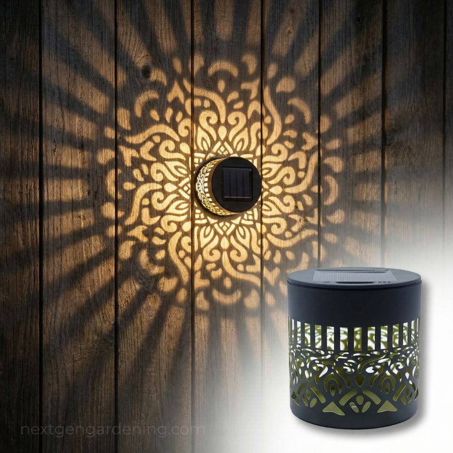 Yantra Solar Mandala Projector Garden Light-Home & Garden > Lighting > Outdoor Lighting > Decorative Outdoor Lighting-Laren Fete-Mandala-Laren Fete
