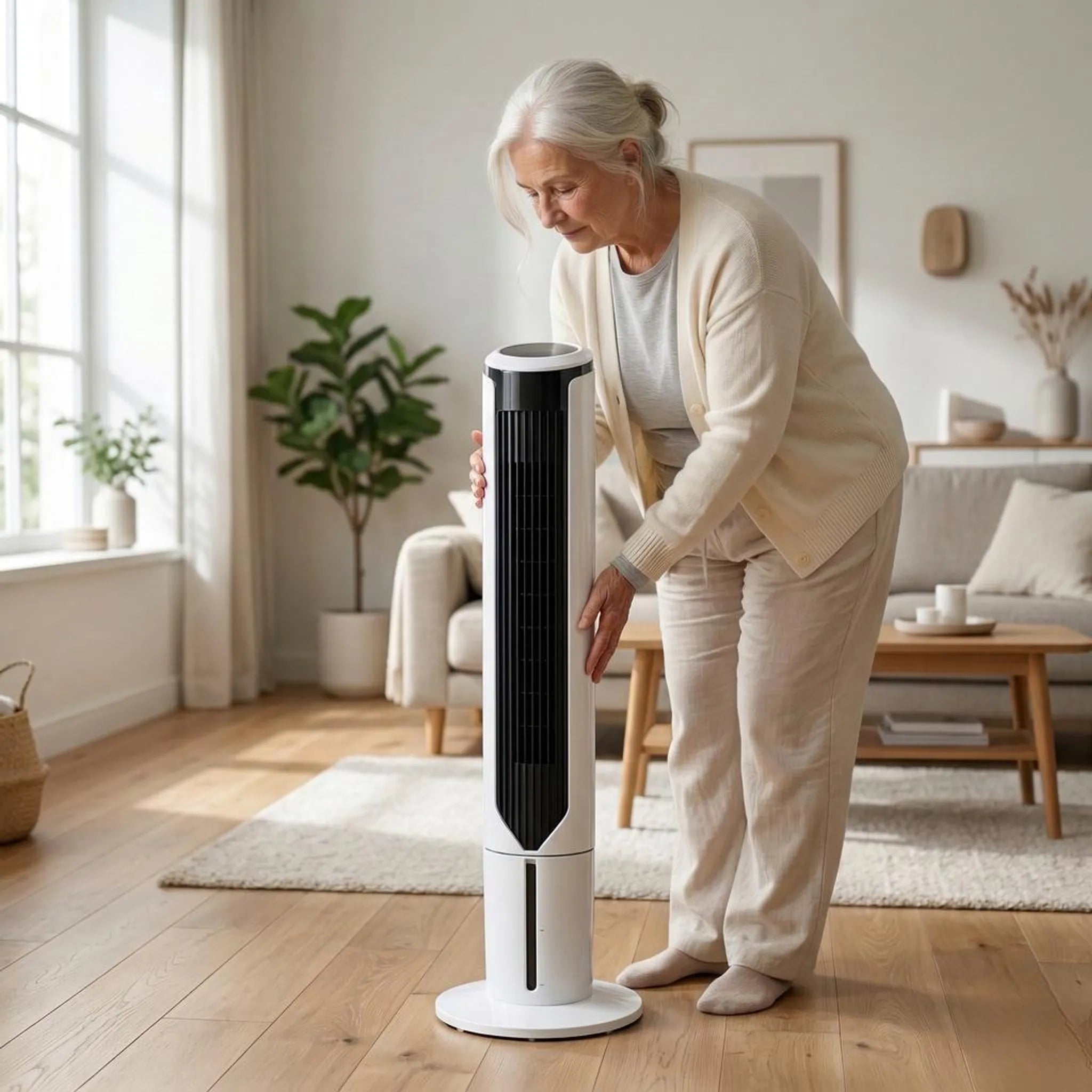 Zefir Windowless Portable Air Conditioner – Silent 45W-Home & Garden > Heating, Cooling & Air > Air Conditioners-Laren Fete-Laren Fete