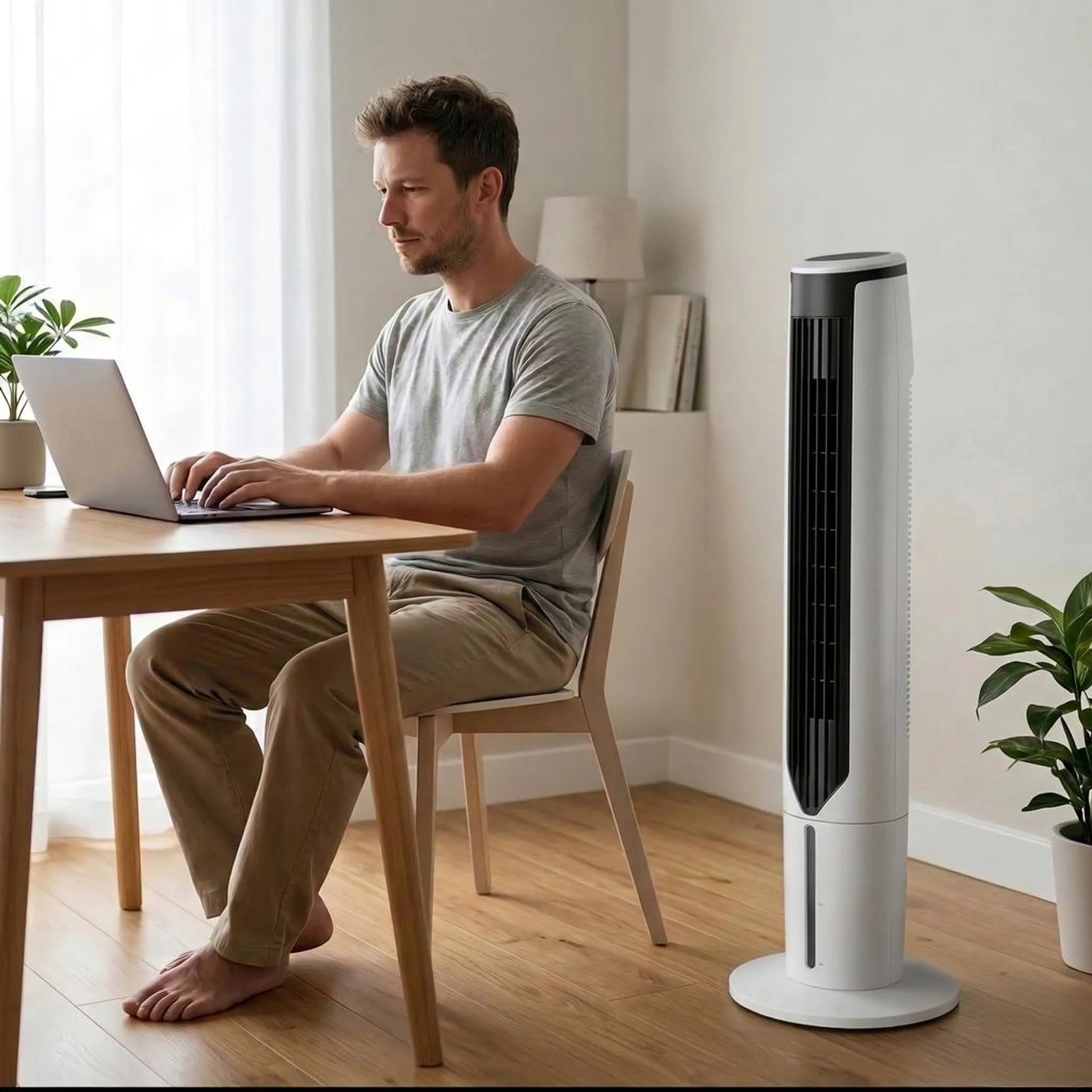 Zefir Windowless Portable Air Conditioner – Silent 45W-Home & Garden > Heating, Cooling & Air > Air Conditioners-Laren Fete-Laren Fete